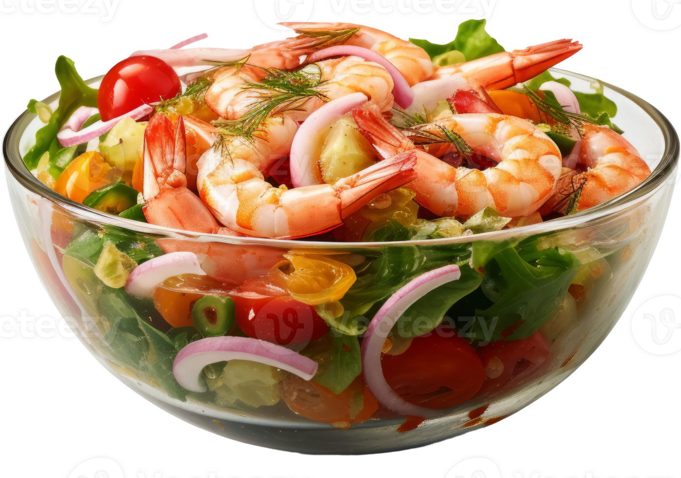salad isolated on transparent background png