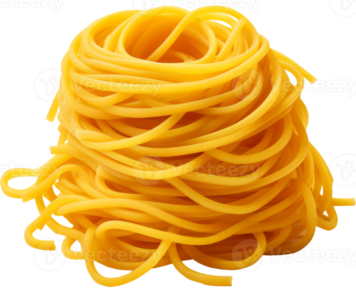 spaqhetti raw isolated on transparent background png