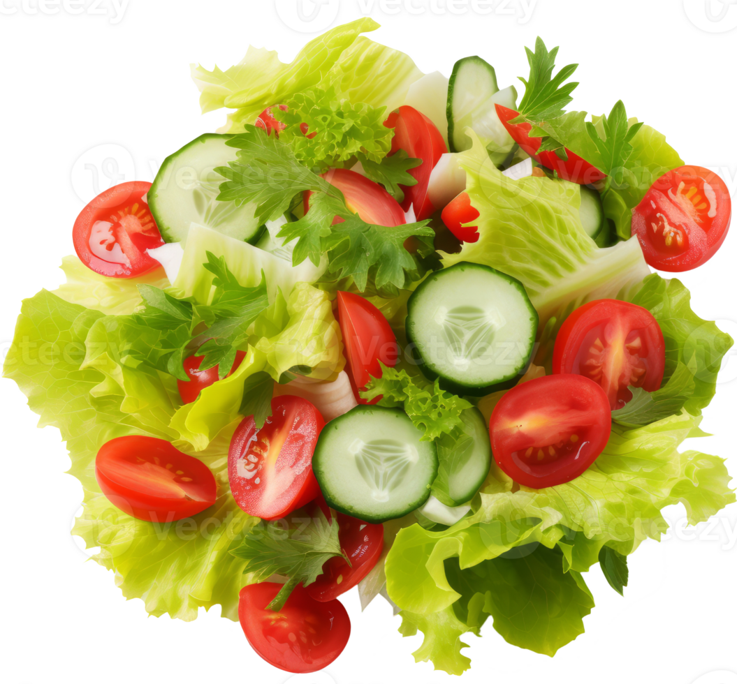 sallad isolerat på transparent bakgrund png