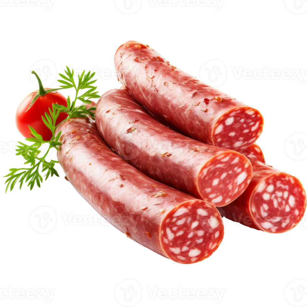 sausage isolated on transparent background png