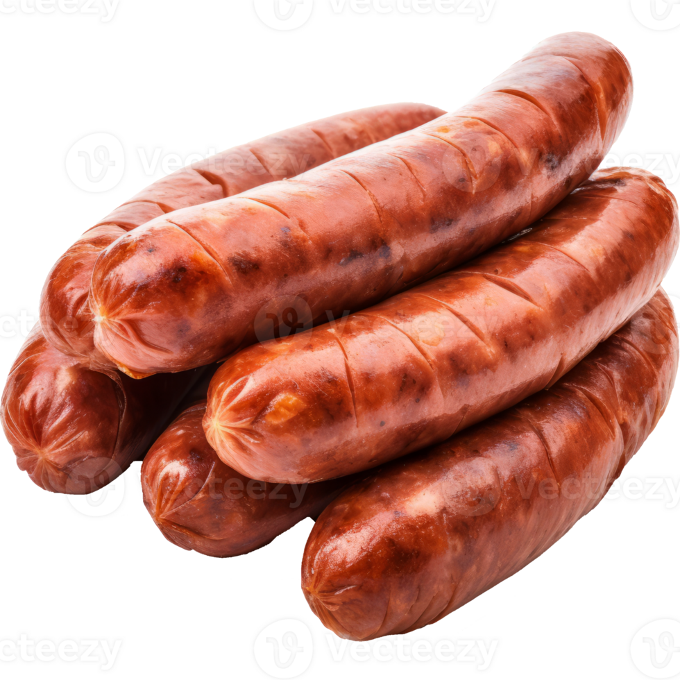 sausage isolated on transparent background png