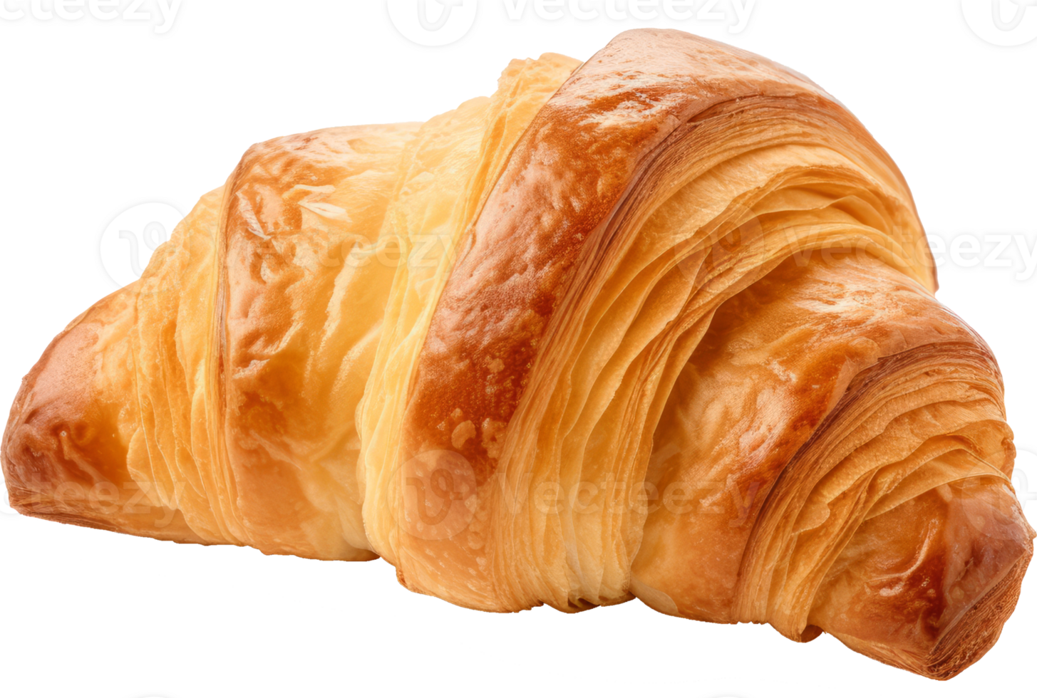 croissant isolated on transparent background png