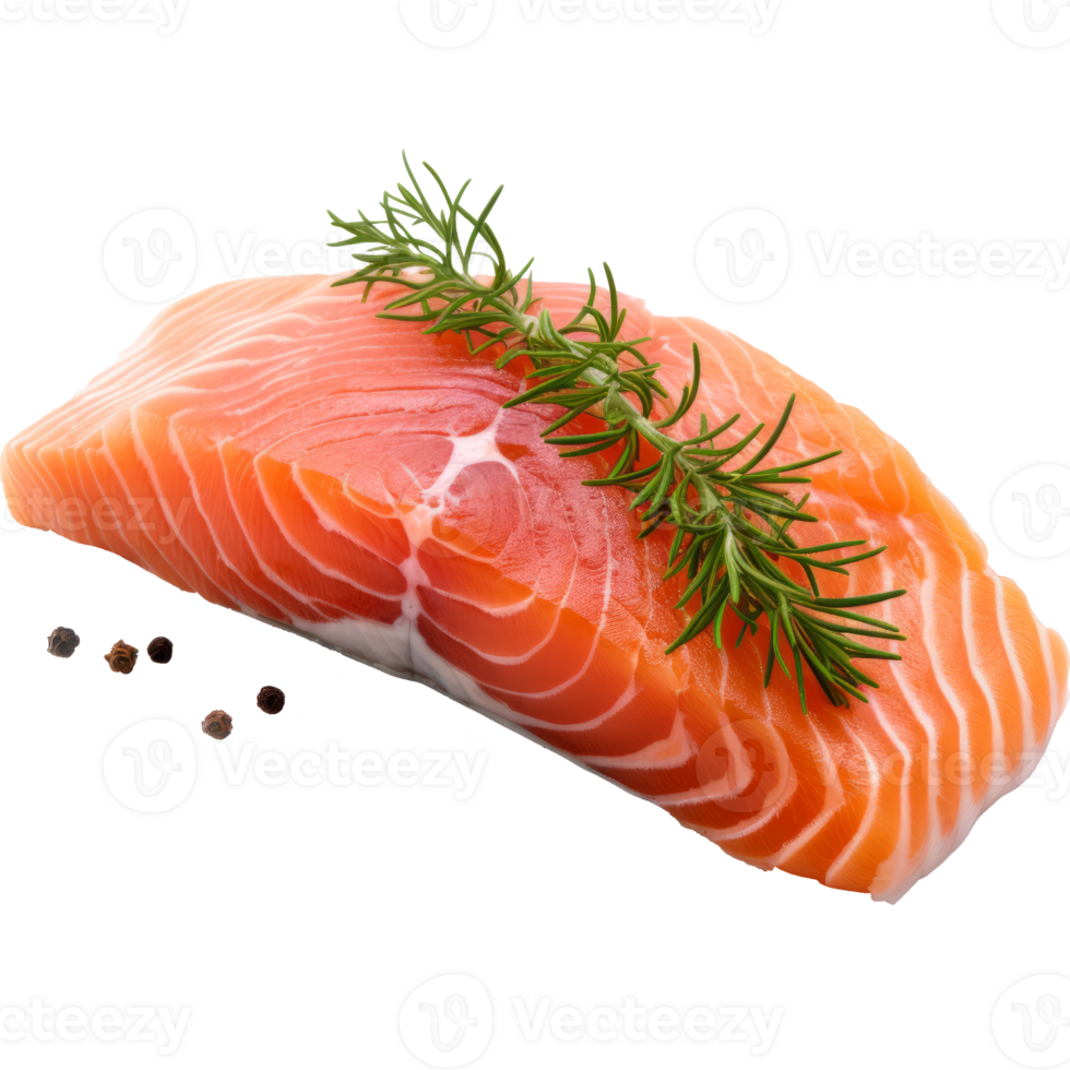 salmon steak isolated on transparent background png