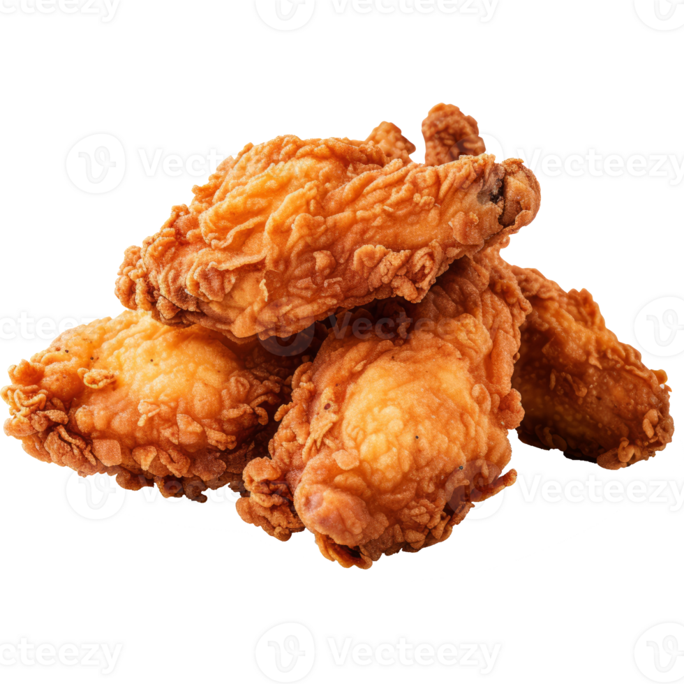 fried chicken isolated on transparent background png