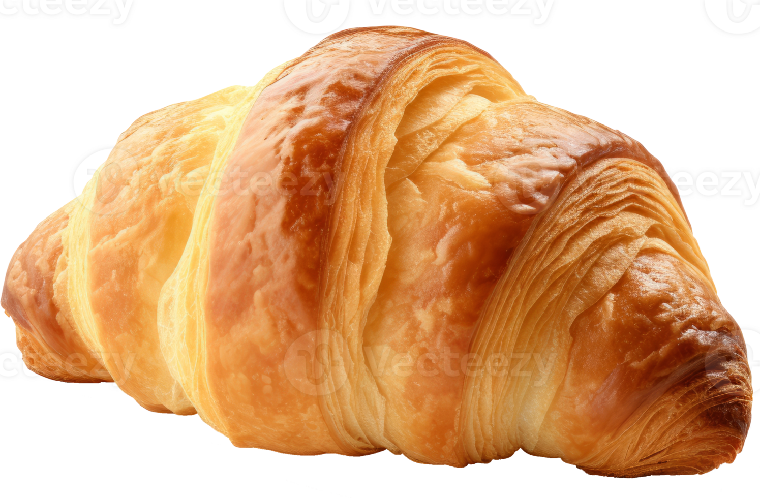 croissant isolated on transparent background png