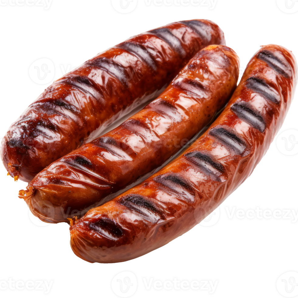 sausage isolated on transparent background png