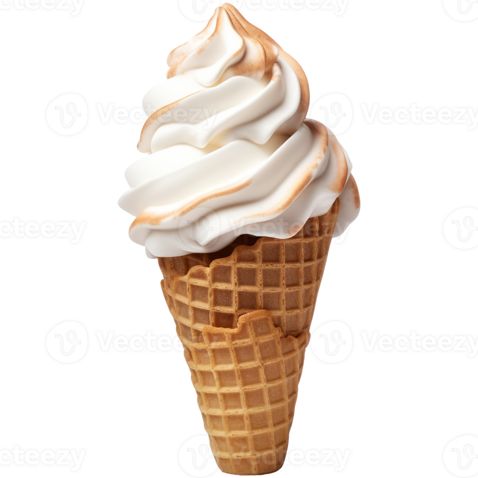 icecream cone isolated on transparent background png