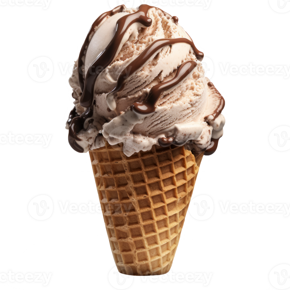 icecream cone isolated on transparent background png