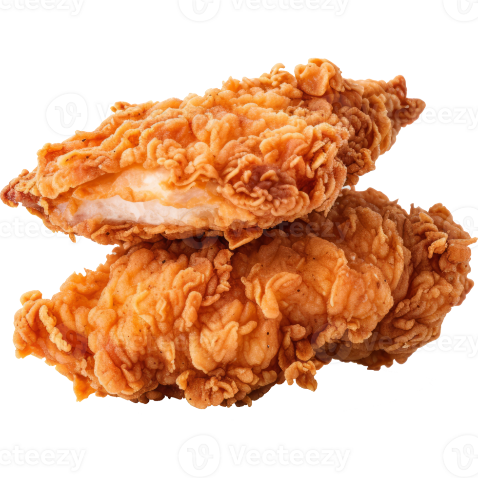 fried chicken isolated on transparent background png