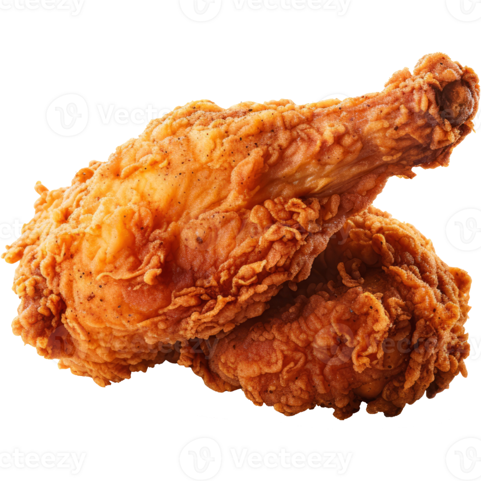 fried chicken isolated on transparent background png