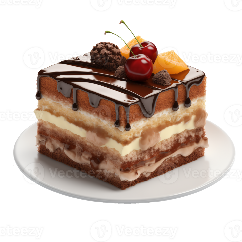 cake isolated on transparent background png