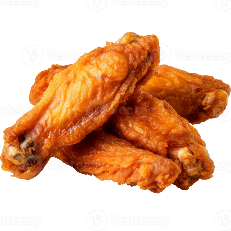 fried chicken isolated on transparent background png