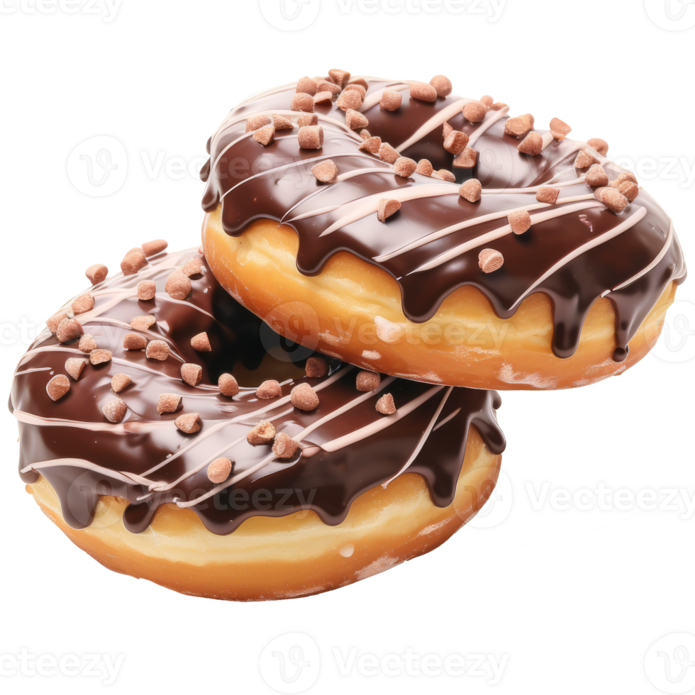 donut with sprinkles isolated on transparent background png