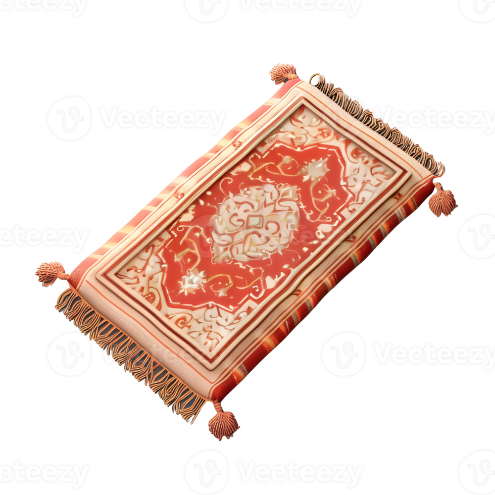 3D Traditional Middle Eastern Prayer Mat png