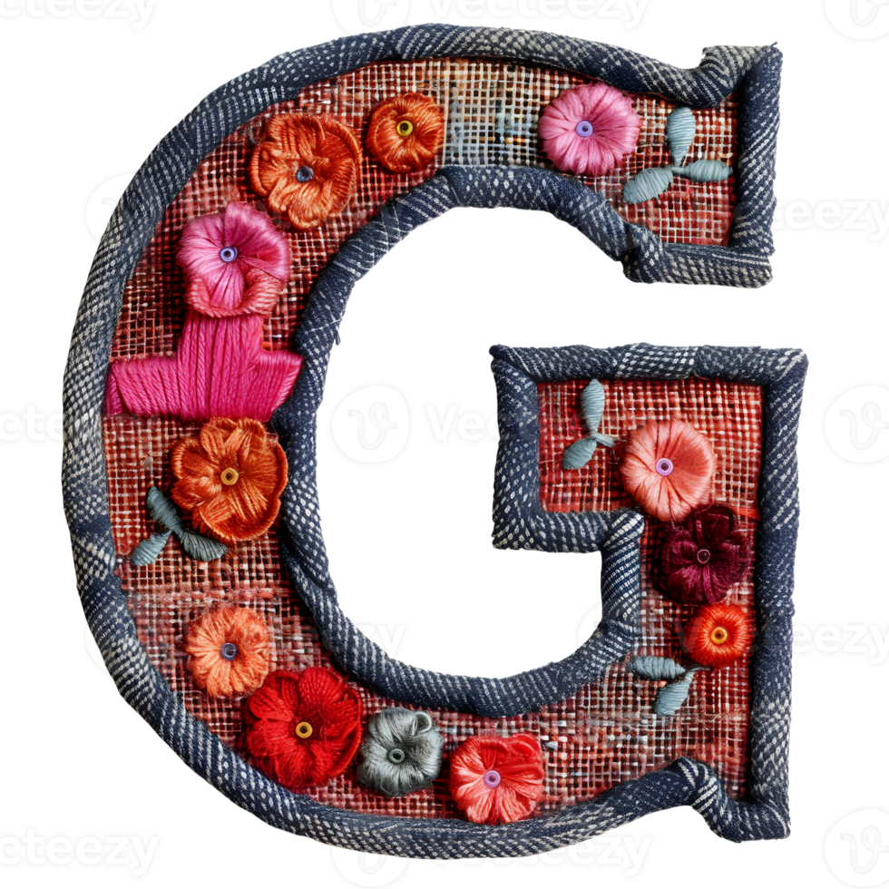 Artisan Letter G Embroidery Craft Creative Stitches png