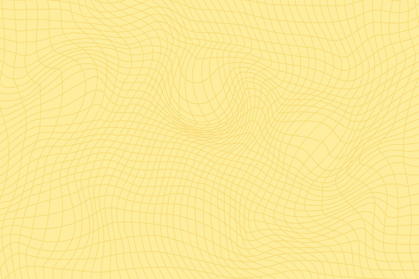 Yellow retro psychedelic checkerboard pattern. Groovy funky textures. vector