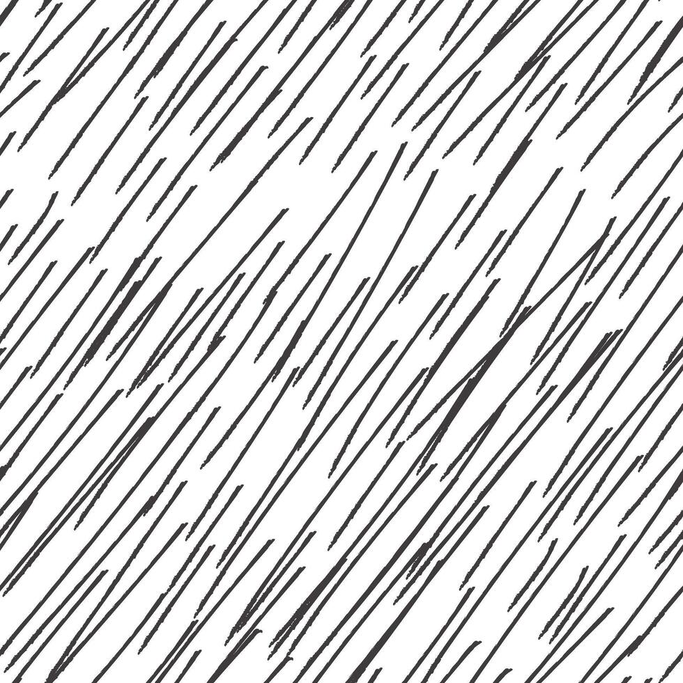 rayado diagonal arañazos sin costura modelo. textura hecho en mano dibujado lápiz estilo. vector