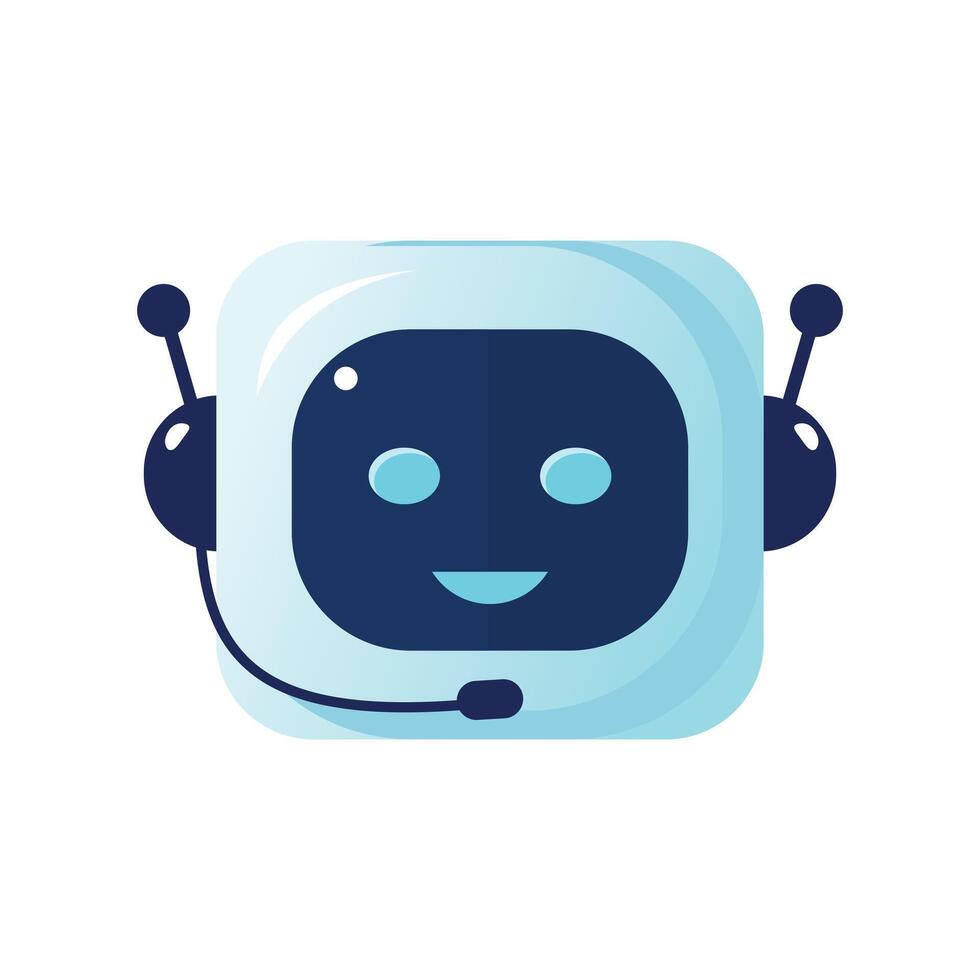 Chatbot robot symbol vector