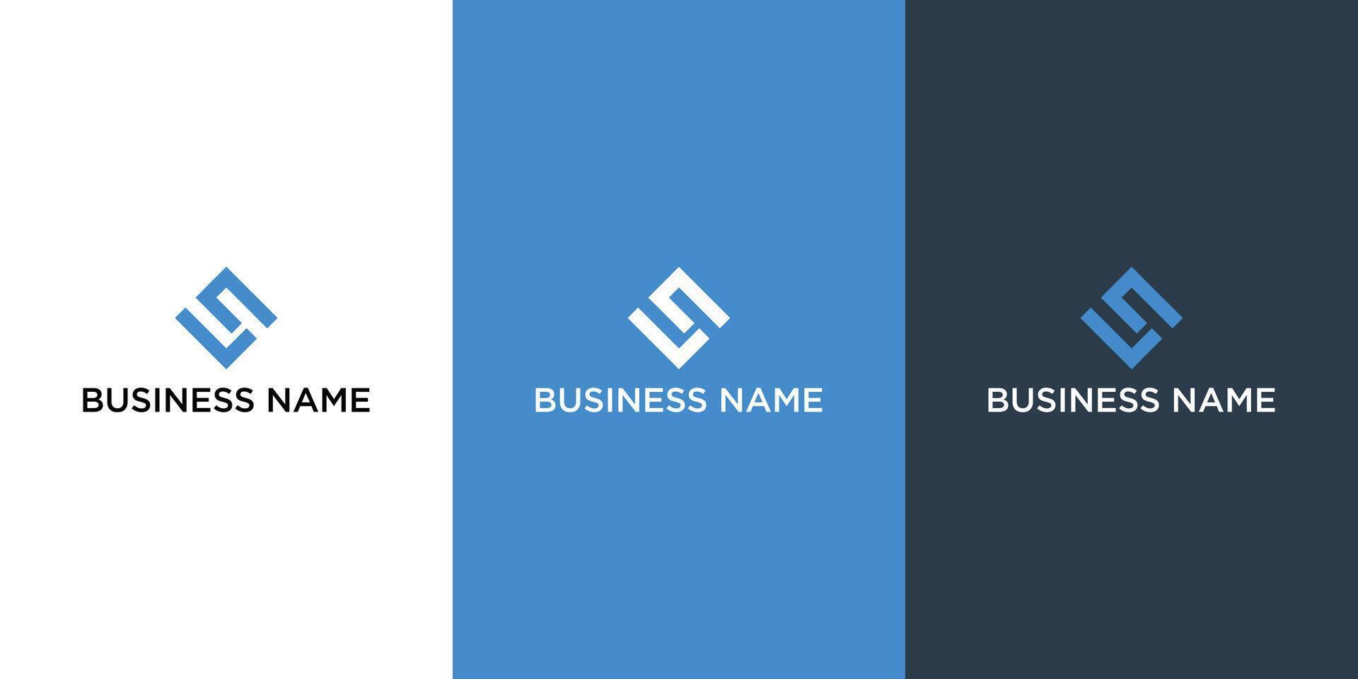 Initial letter ln logo design vector