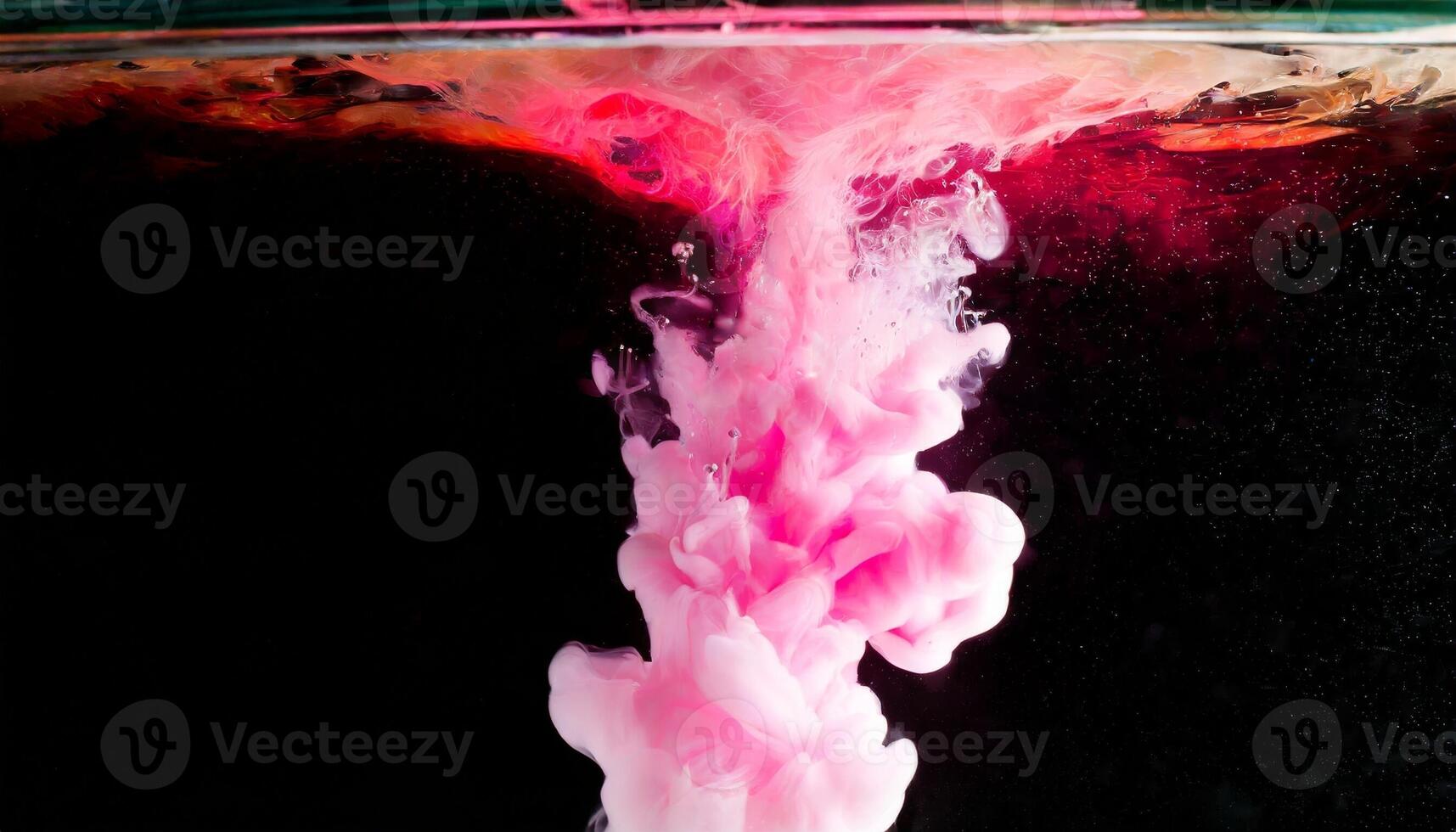 Colourful smoke background, art, magic explosion photo