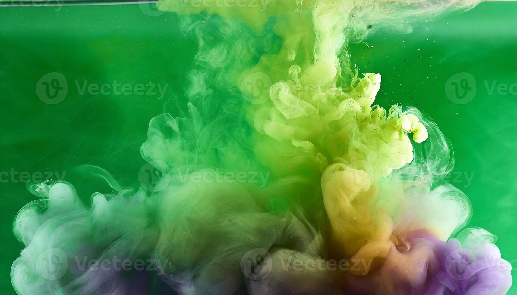 Colourful smoke background, art, magic explosion photo