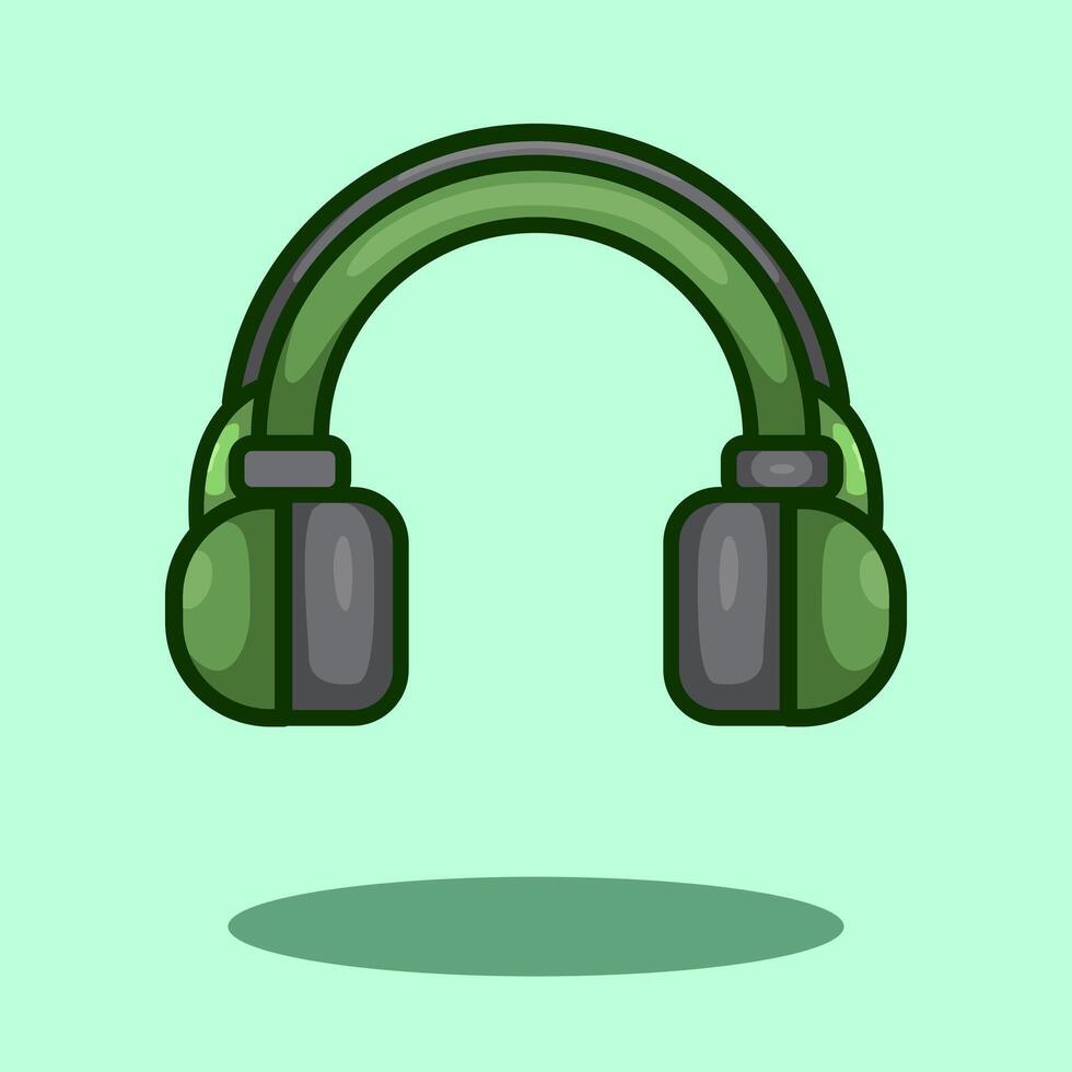 illustration Headphone. design Headphones. Sound Headphone Cartoon design illustration and icon for website, digital and print vector