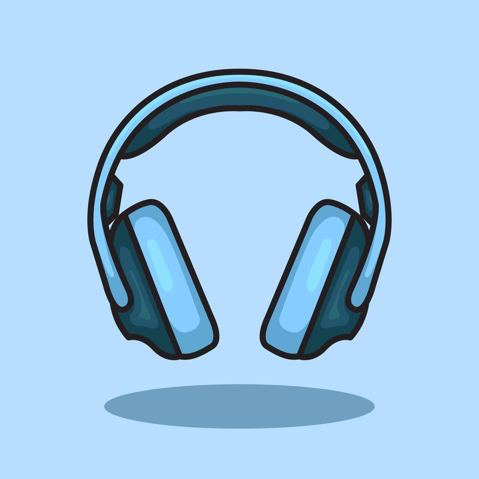 illustration Headphone. design Headphones. Sound Headphone Cartoon design illustration and icon for website, digital and print vector