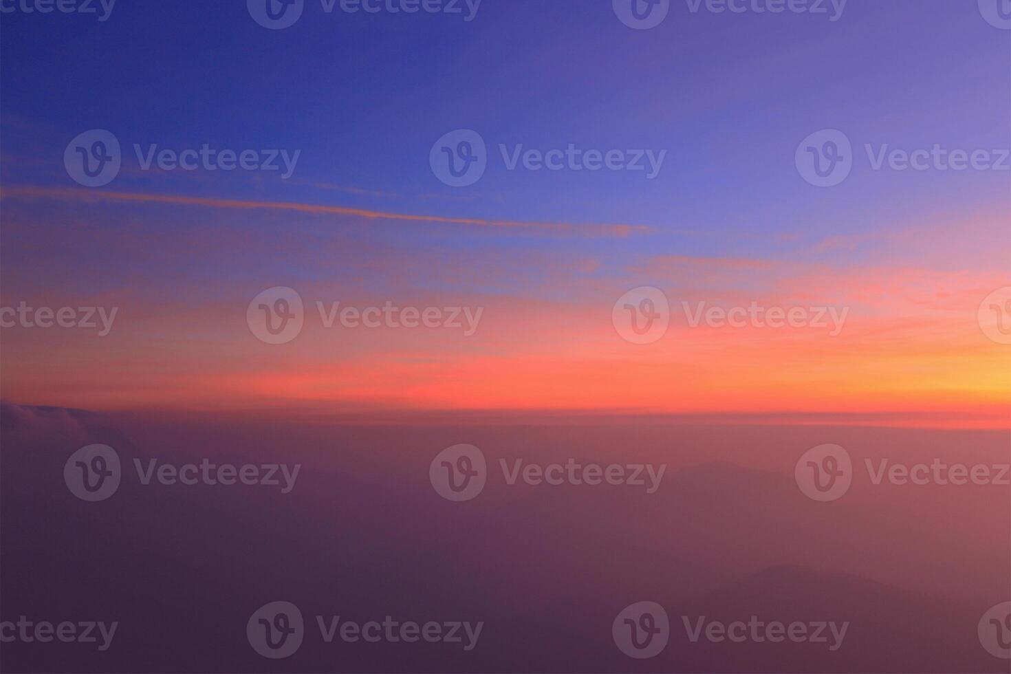 Morning sky With amazing colors photo