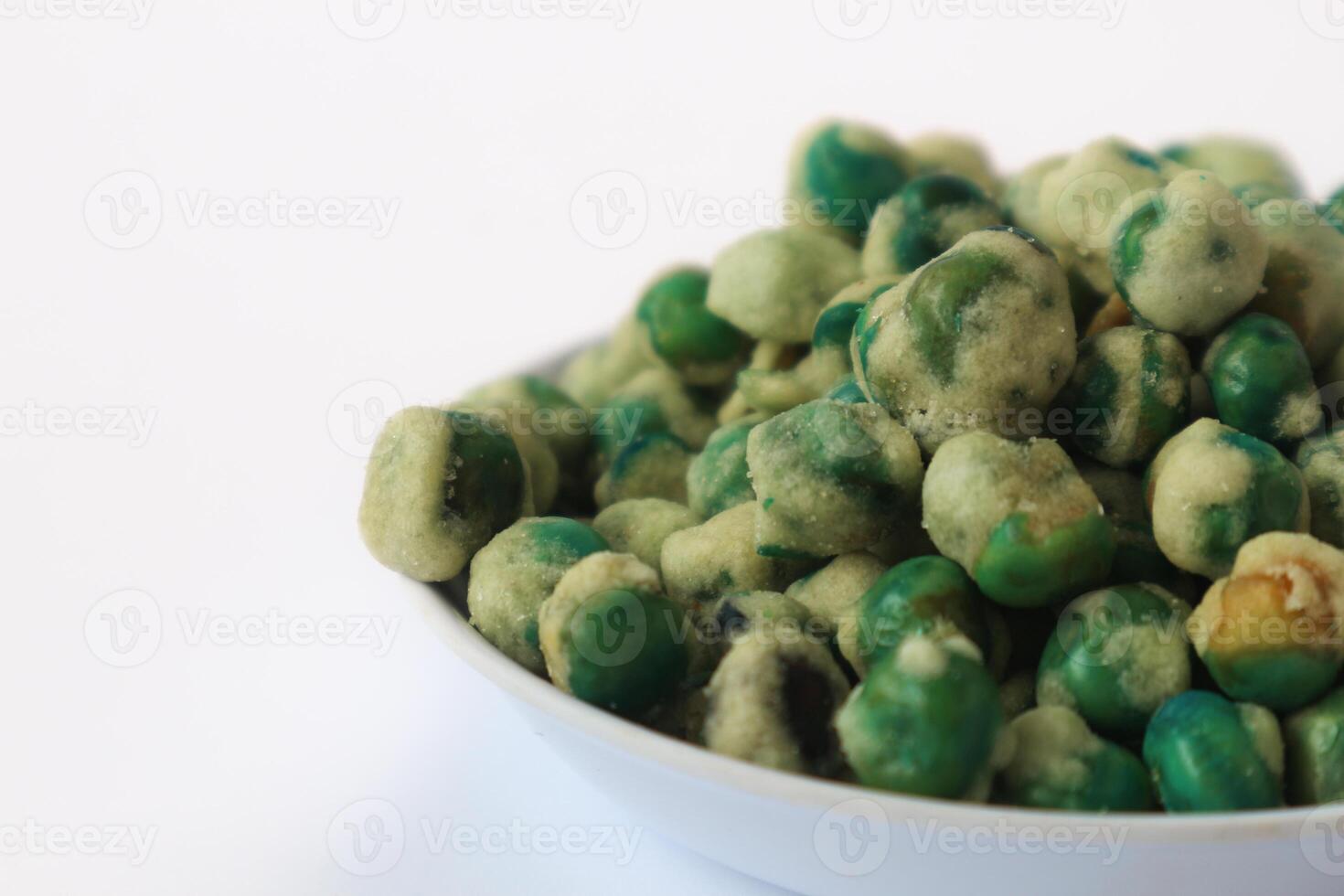 Indonesian snack called flour fried peas. photo