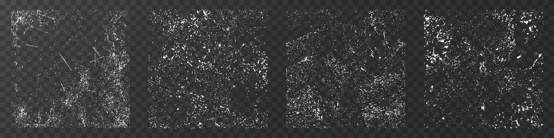 Overlay. Overlay textures. Textures collection. Grunge overlays. Textures set. vector
