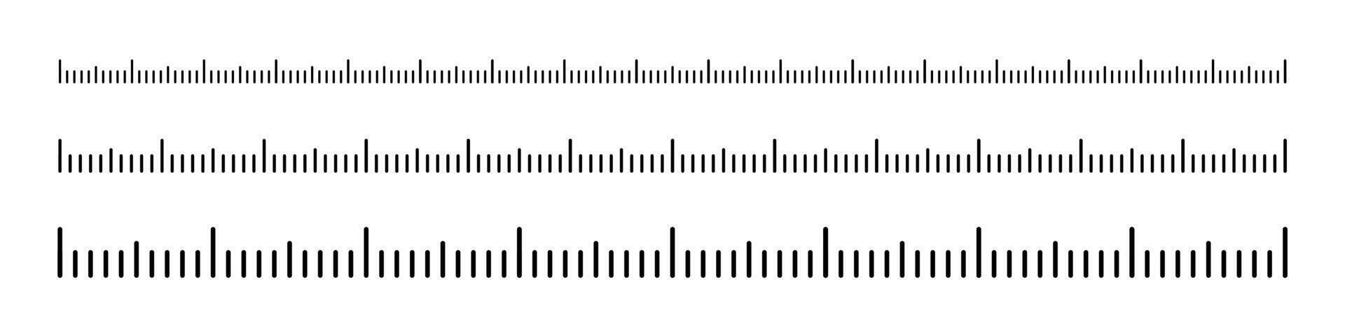 Ruler scale. Measure scales. Length measurement scale vector