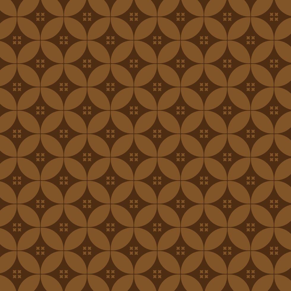 javanese vintage pattern background vector