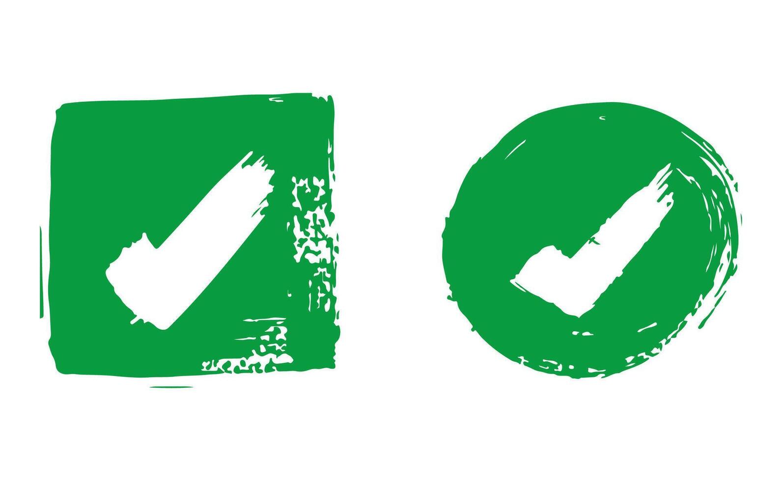 Tick, Check mark 4 on background, illustration. vector