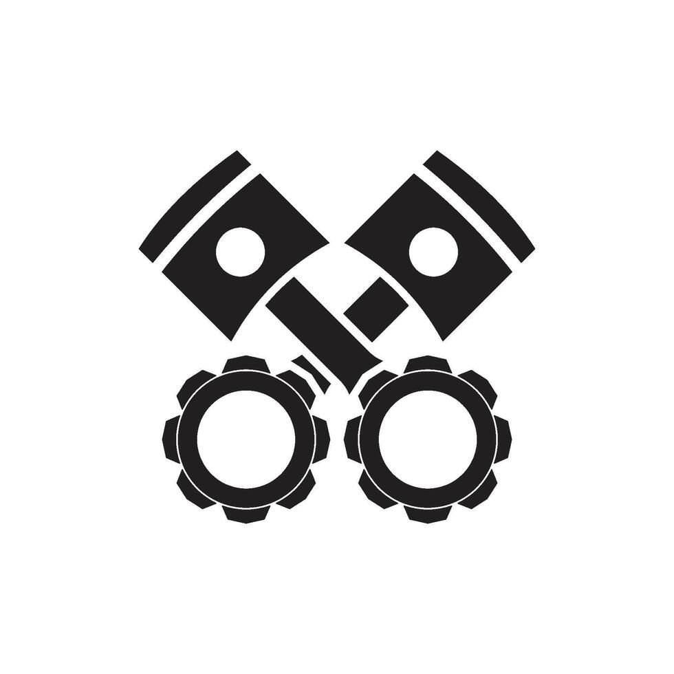 piston icon logo vector