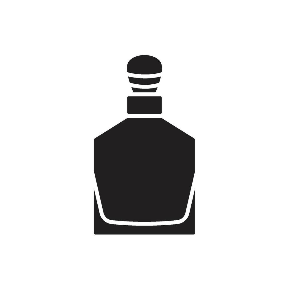 perfume bottle icon logo vector