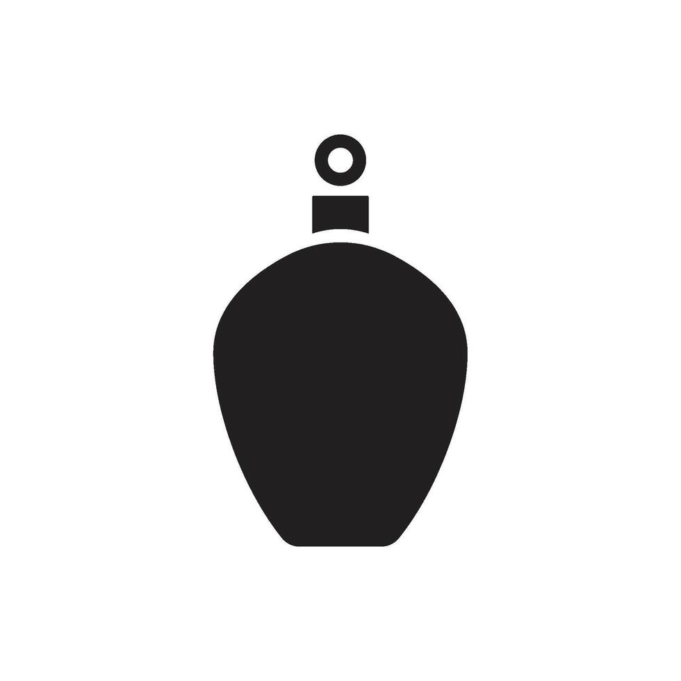 perfume bottle icon logo vector