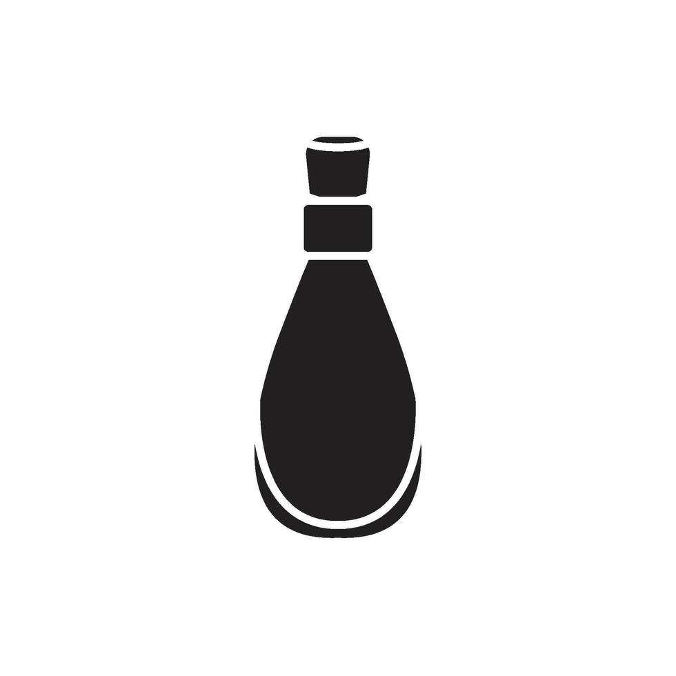 perfume botella icono logo vector