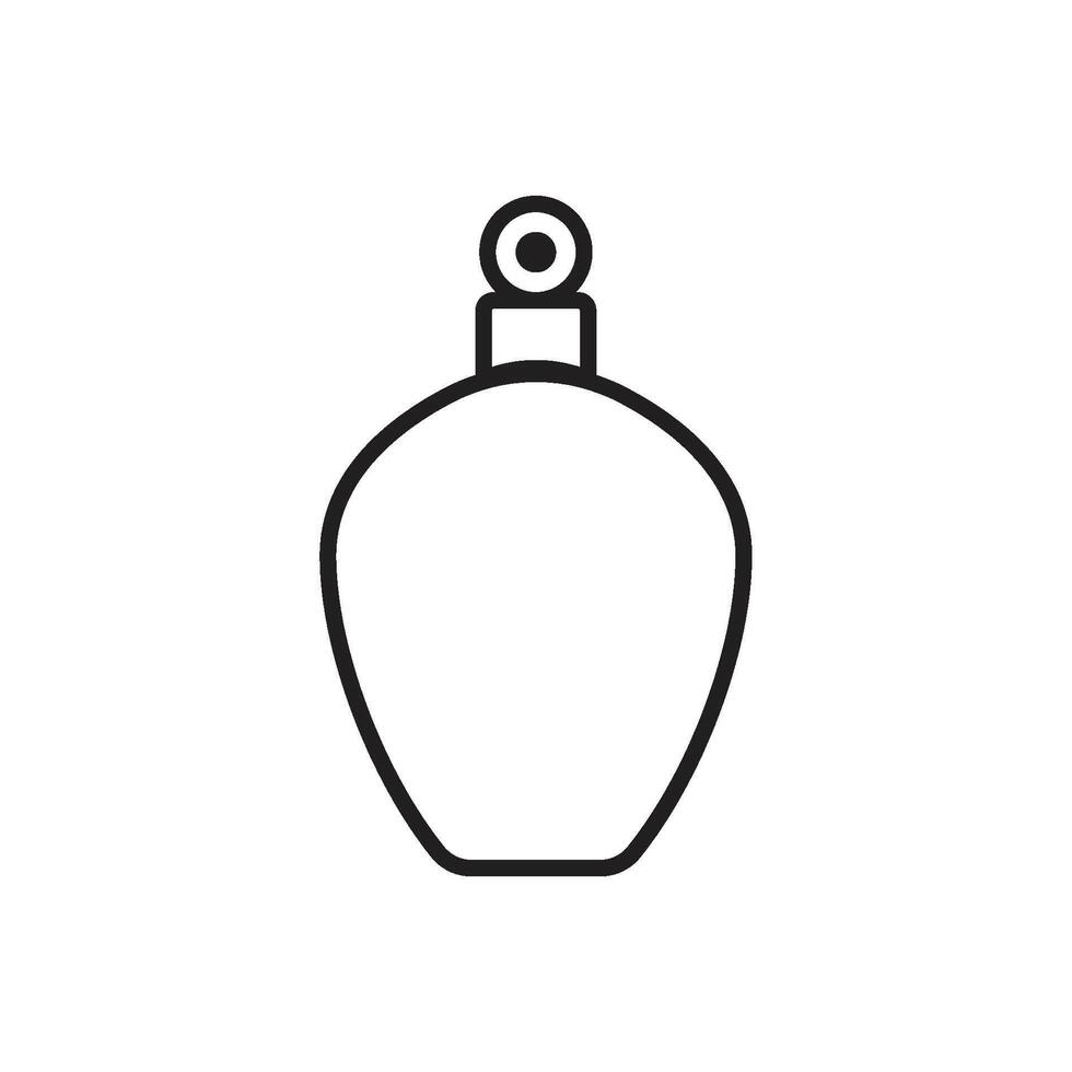 perfume bottle icon logo vector