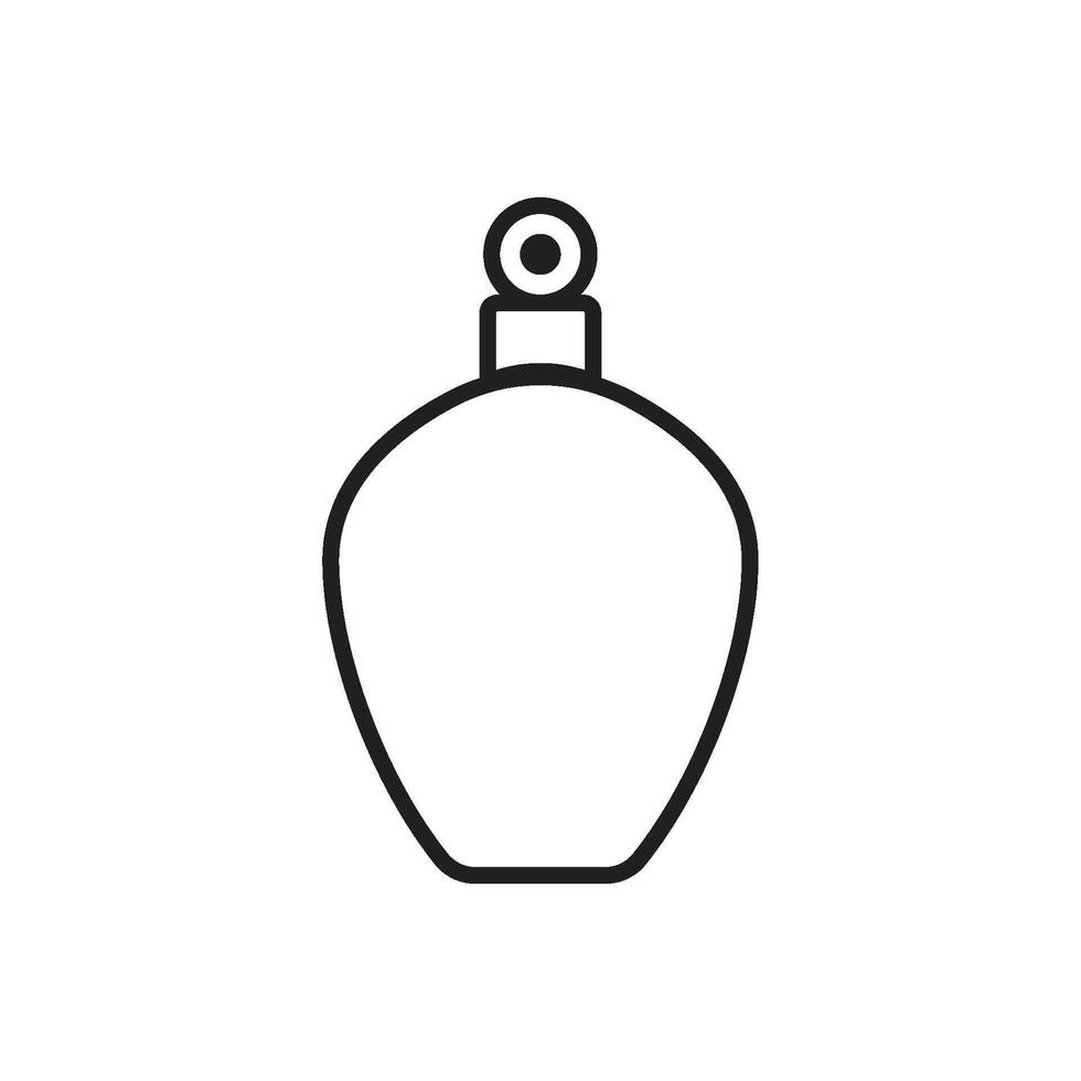 perfume bottle icon logo vector