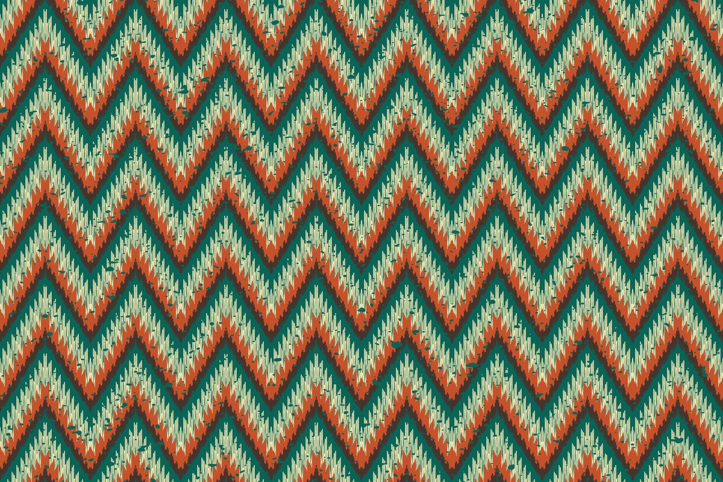 Ethnic abstract ikat art. Seamless pattern in tribal, folk embroidery, and Mexican style. Aztec geometric art ornament print.Design for carpet, wallpaper, clothing, wrapping, fabric, cover, textile vector