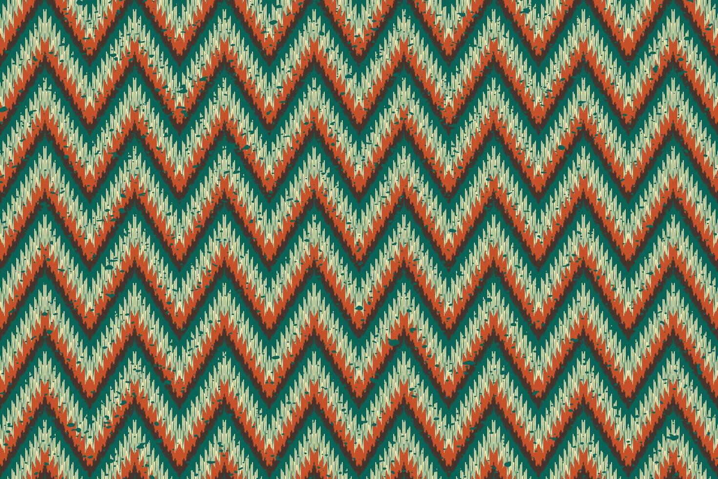 Ethnic abstract ikat art. Seamless pattern in tribal, folk embroidery, and Mexican style. Aztec geometric art ornament print.Design for carpet, wallpaper, clothing, wrapping, fabric, cover, textile vector