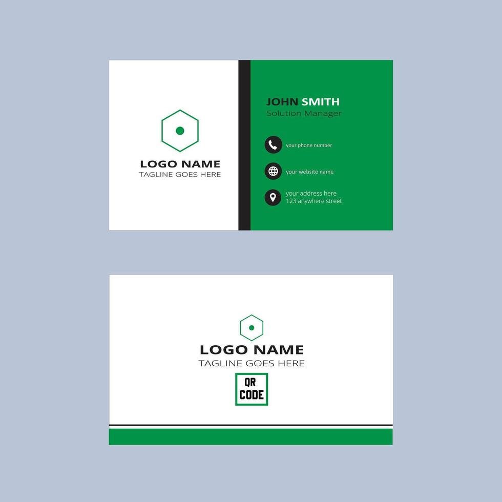 Business Card Template vector