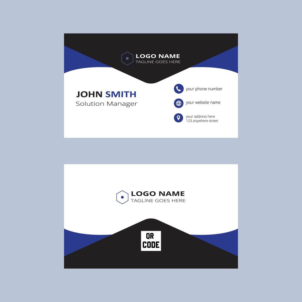 Business Card Template vector