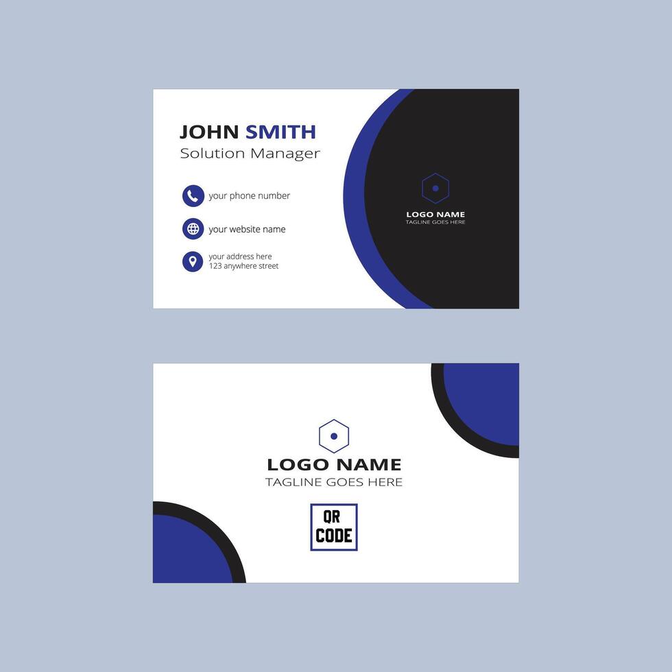 Business Card Template vector