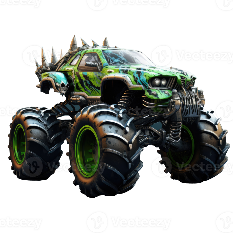 Apocalypse Racer Unique Monster Truck Design for Racing and Sports png