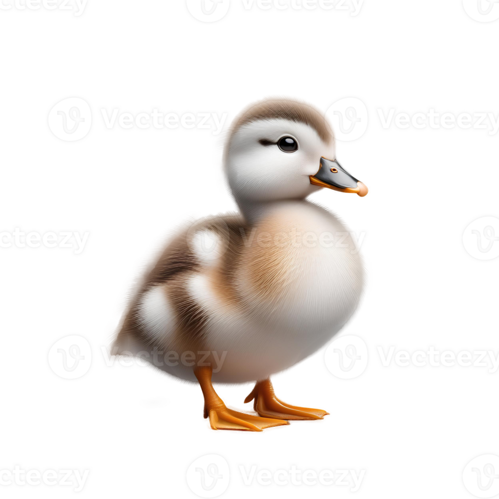 Baby duck isolated on transparent background png