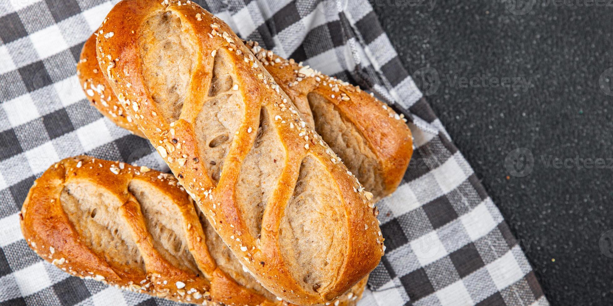 bun whole grain dough buns fresh baked goods Cooking appetizer meal food snack on the table photo