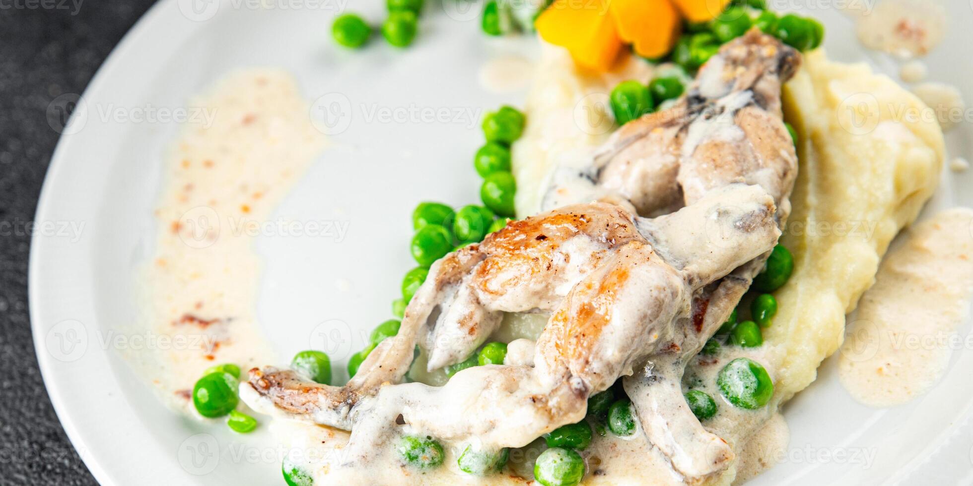 frog legs food second course shriveled Cooking appetizer meal food snack on the table copy space photo