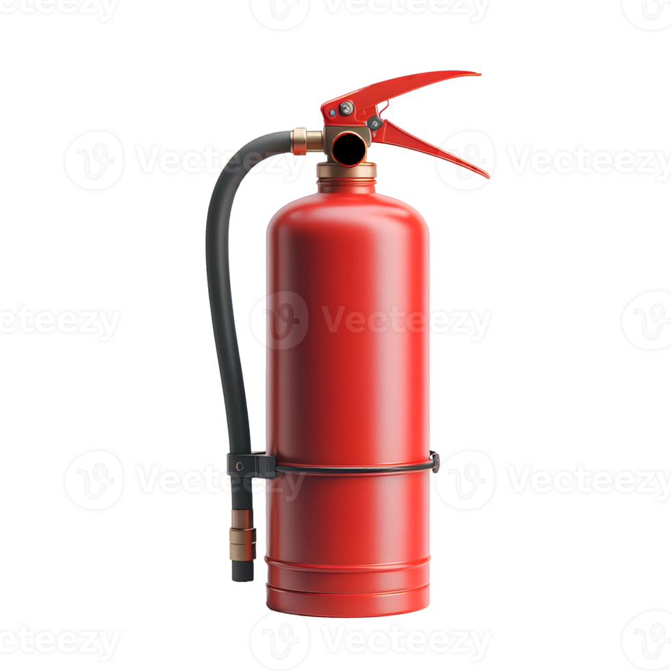 Fire extinguisher isolated on transparent background png