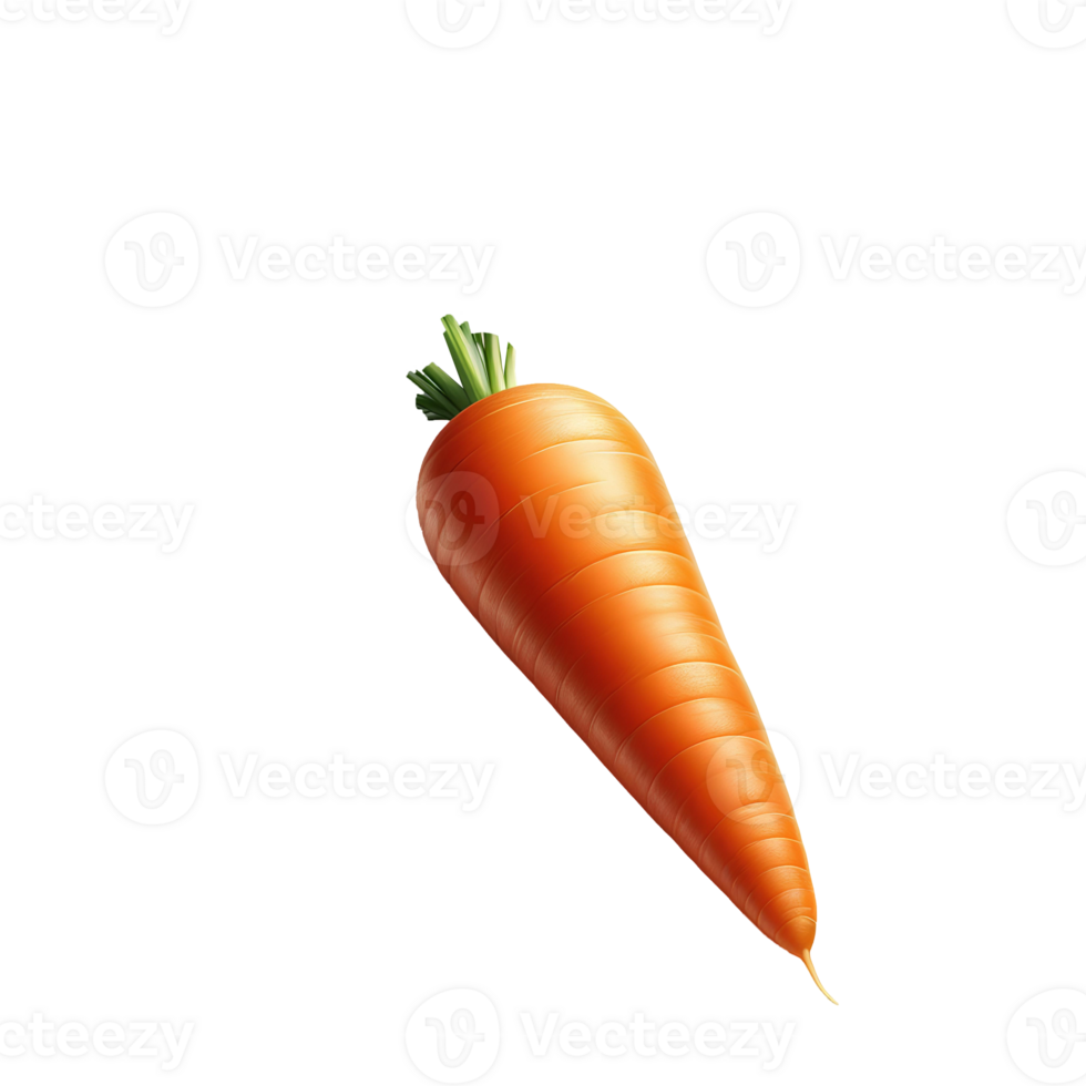 Vegetable carrot isolated on transparent background png